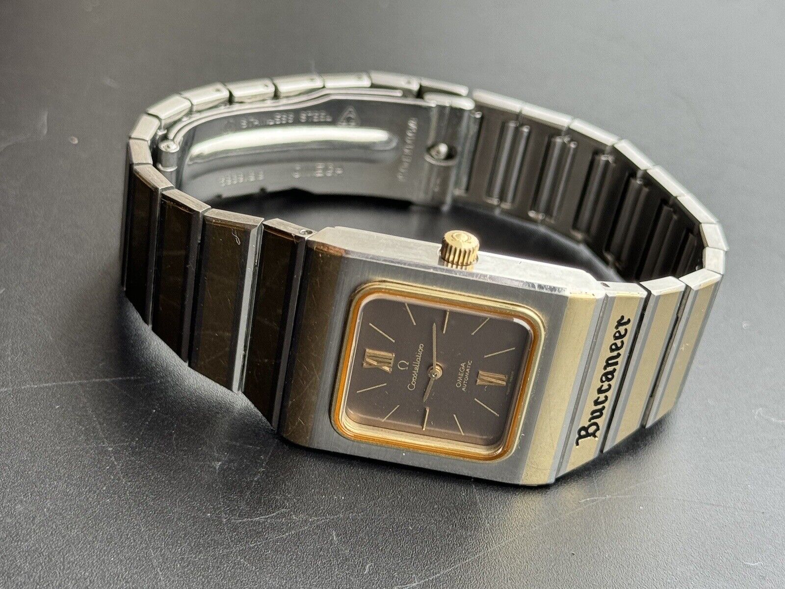 Omega Constellation Buccaneer Automatic Men's Watch – Gold & Steel – Swiss Made – Vintage Luxury