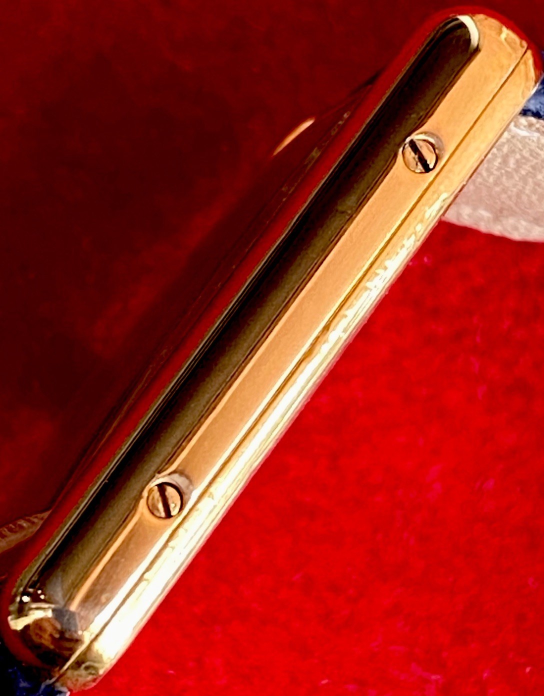 Cartier Tank LM 24x31mm Quartz | Silver 925 & 18K Gold Plated | Ref. 590005 | Burgundy Strap