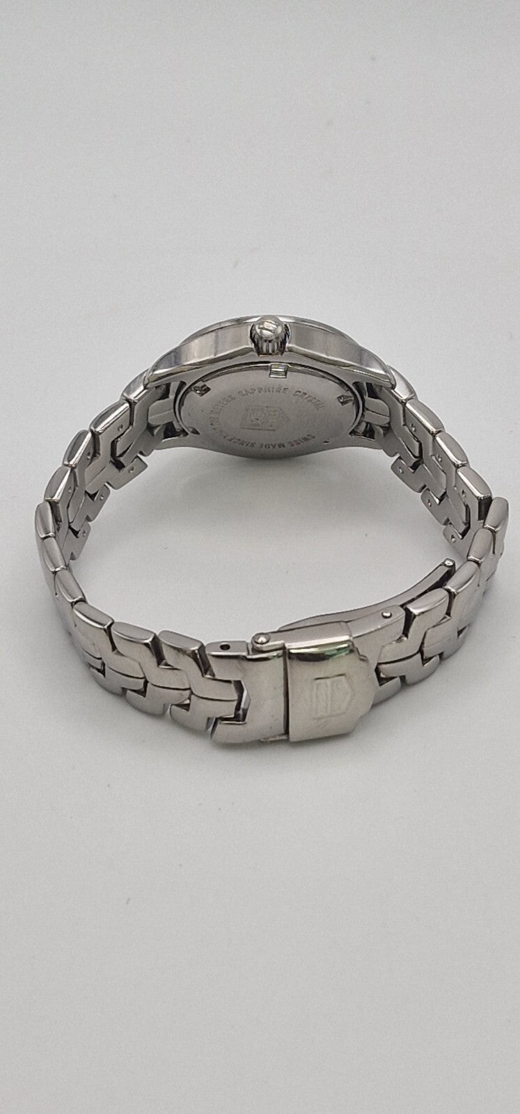 Tag Heuer Link  200 Meters Lady's Bracelet Watch with Diamond Bezel in Tag Box.