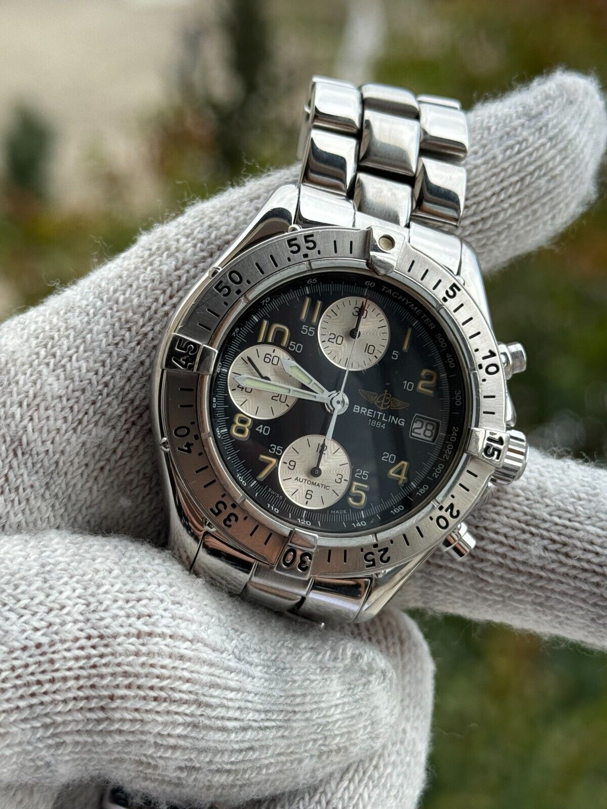 Breitling Colt Chronograph Automatic A13035.1 Mens 42mm Swiss Made