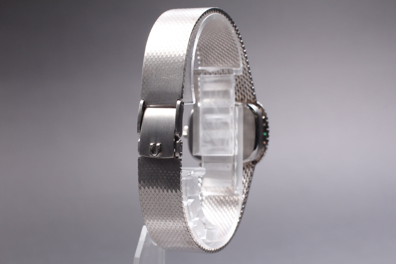 [N.MINT ] VTG1973 Omega Geneve Diamond Bezel Manual Winding 27MM Ladies Watch