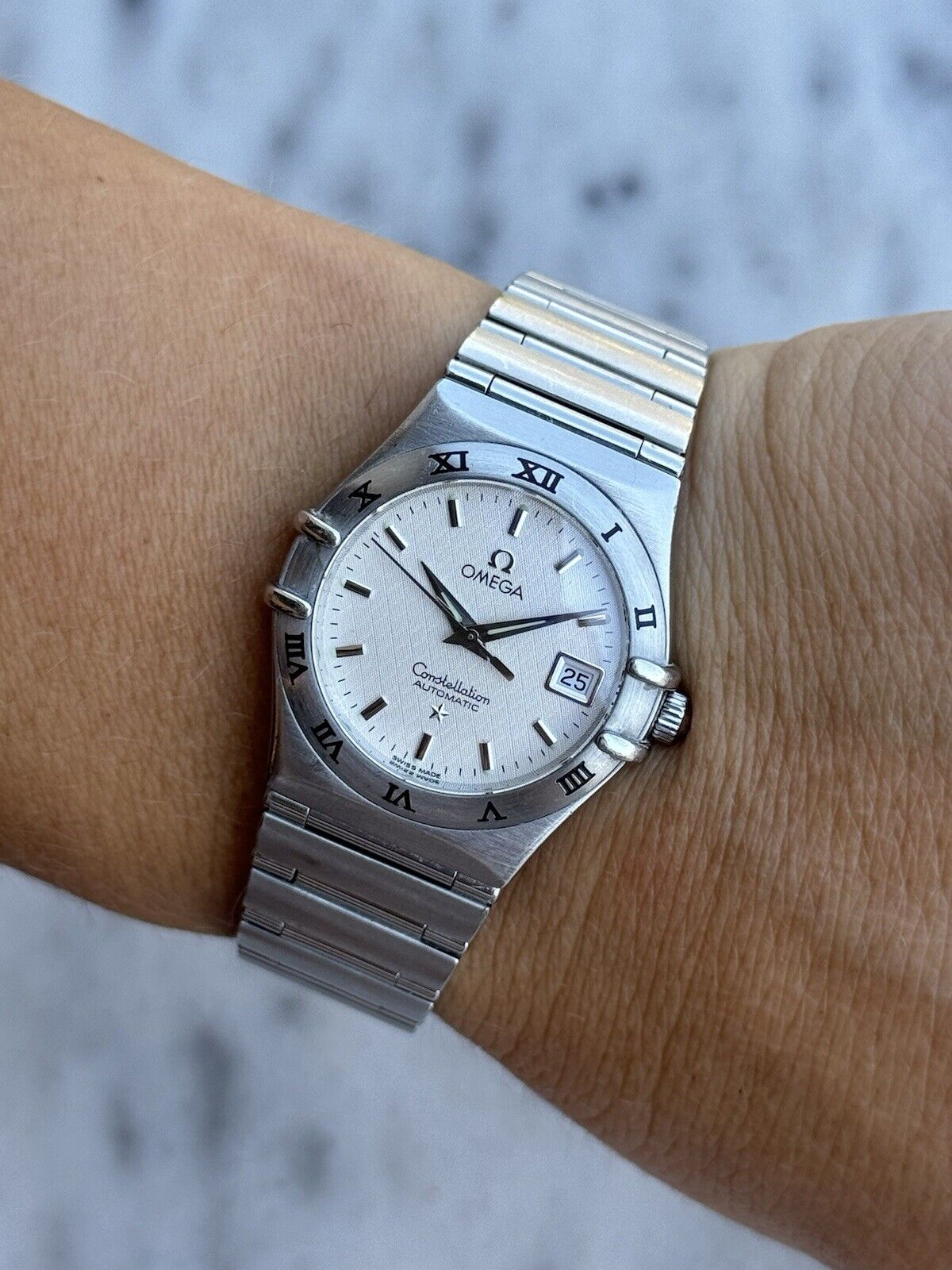 OMEGA WATCH CONSTELLATION AUTOMATIC  LADIES 28mm SWISS MADE 766.1201