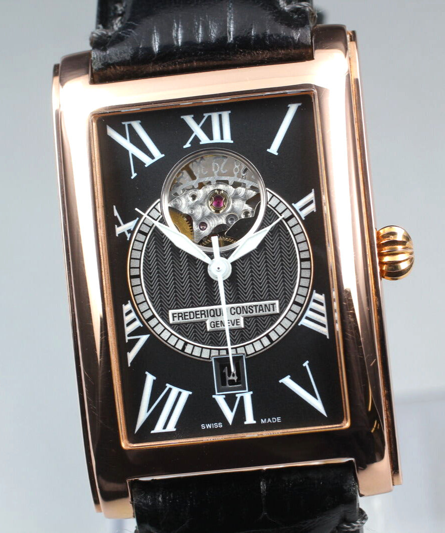 [Exc+5 ] Frederique Constant FC-315BS4C24 Pink gold Auto Men's Watch- Box&Papers