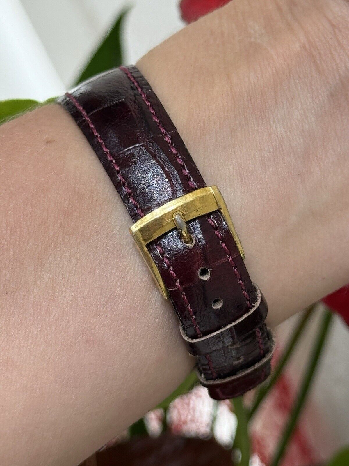 Omega Watch Manual Cal.620 Solid Gold 18K 750 Mens Swiss Made