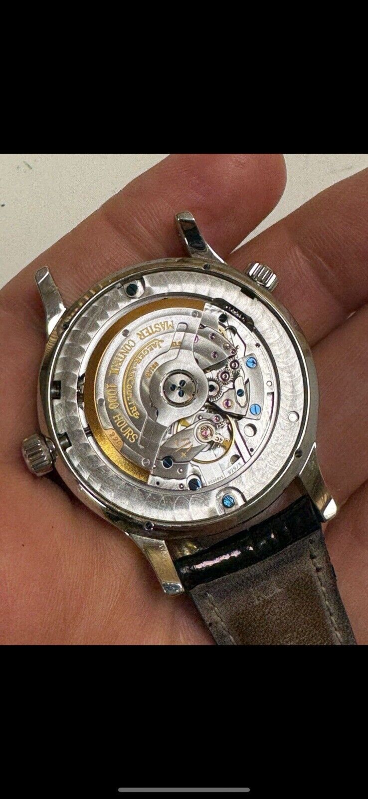 Jaeger Lecoultre Master Control 1000 Hours Geographic Dual Time Zone Mens Swiss