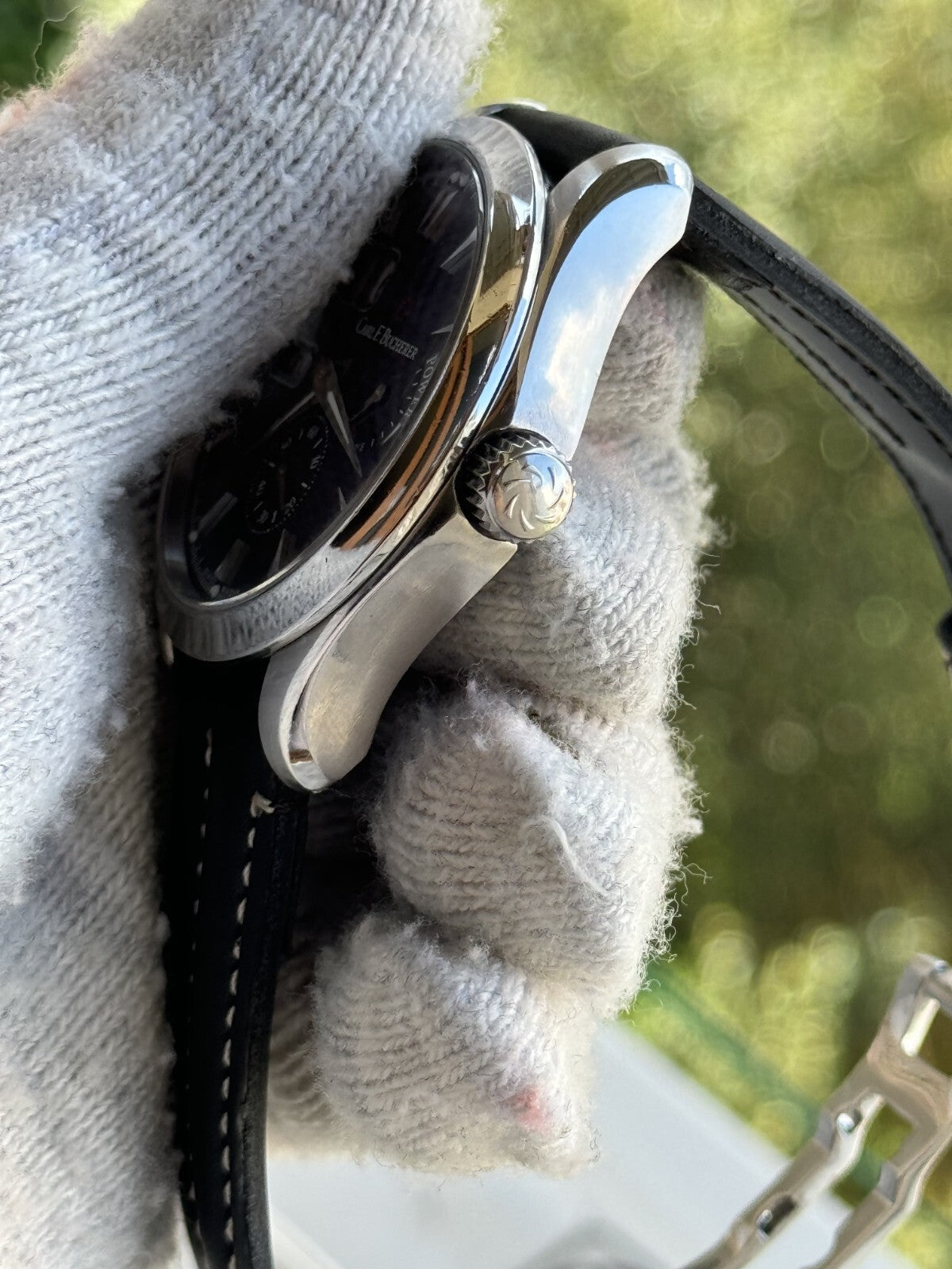 Carl F.Bucherer Manero Power Reserve Watch Automatic Mens 43.5mm Swiss Made