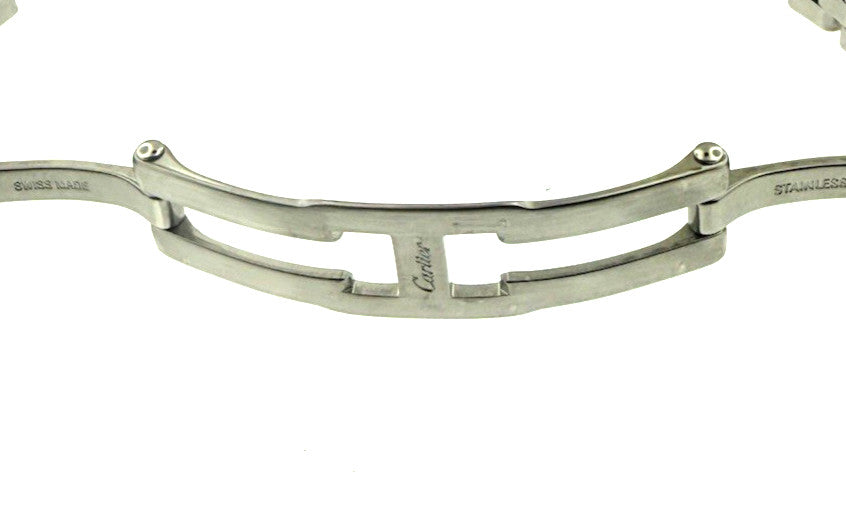 Ladies Cartier Santos Demoiselle Stainless Steel 2698 Diamond Bezel 20mm Watch