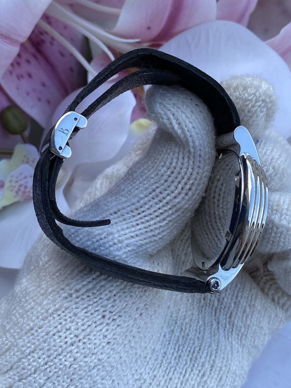 Boucheron Reflet Solis Watch Chronograph Quartz Mens 40mm Swiss Made