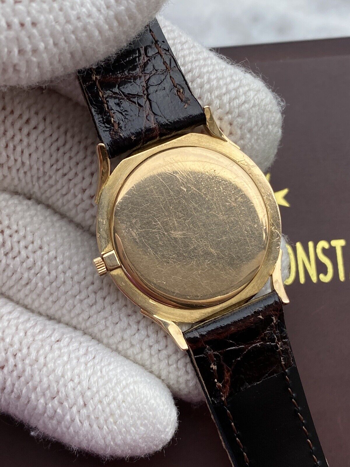 Vacheron Constantin Watch Manual Mens 31.5mm Slim Solid Rose Gold 18K Swiss Made