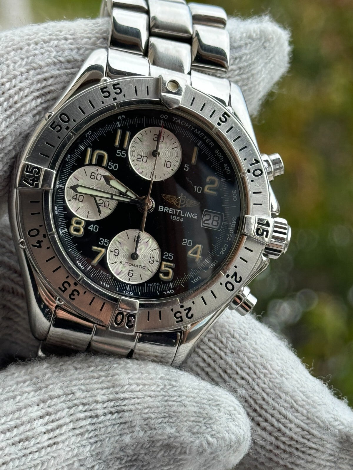 Breitling Colt Chronograph Automatic A13035.1 Mens 42mm Swiss Made