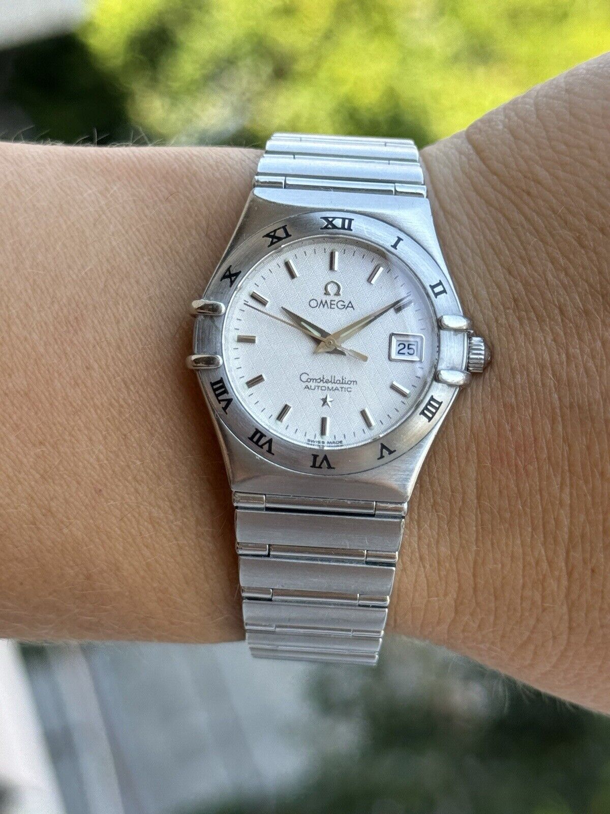 OMEGA WATCH CONSTELLATION AUTOMATIC  LADIES 28mm SWISS MADE 766.1201