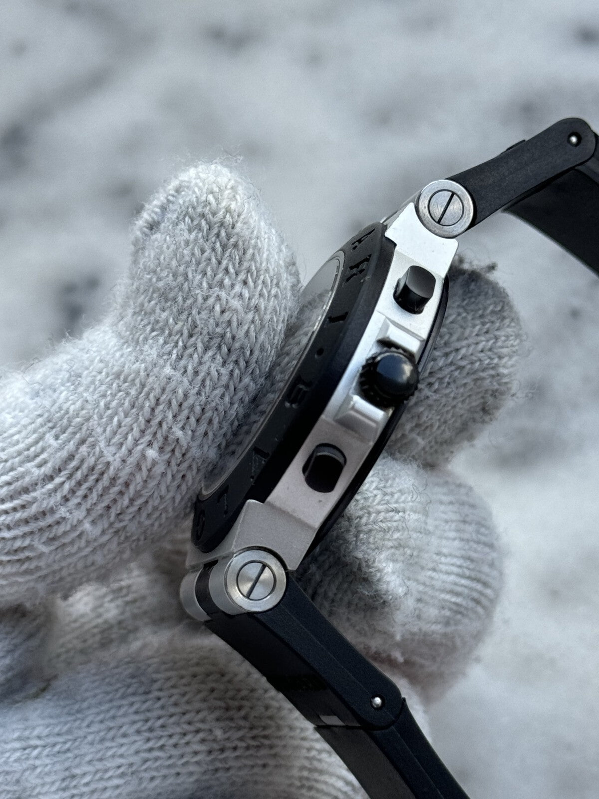 Bvlgari Diagono Aluminium Chronograph Automatic  AC 38 CA Mens 38mm Swiss Made